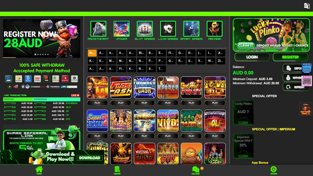 Canadian online casino: Pragmatic Play, Play'n GO, Hacksaw, Nolimit City — 1,400 slots, Interac and iDebit from day one